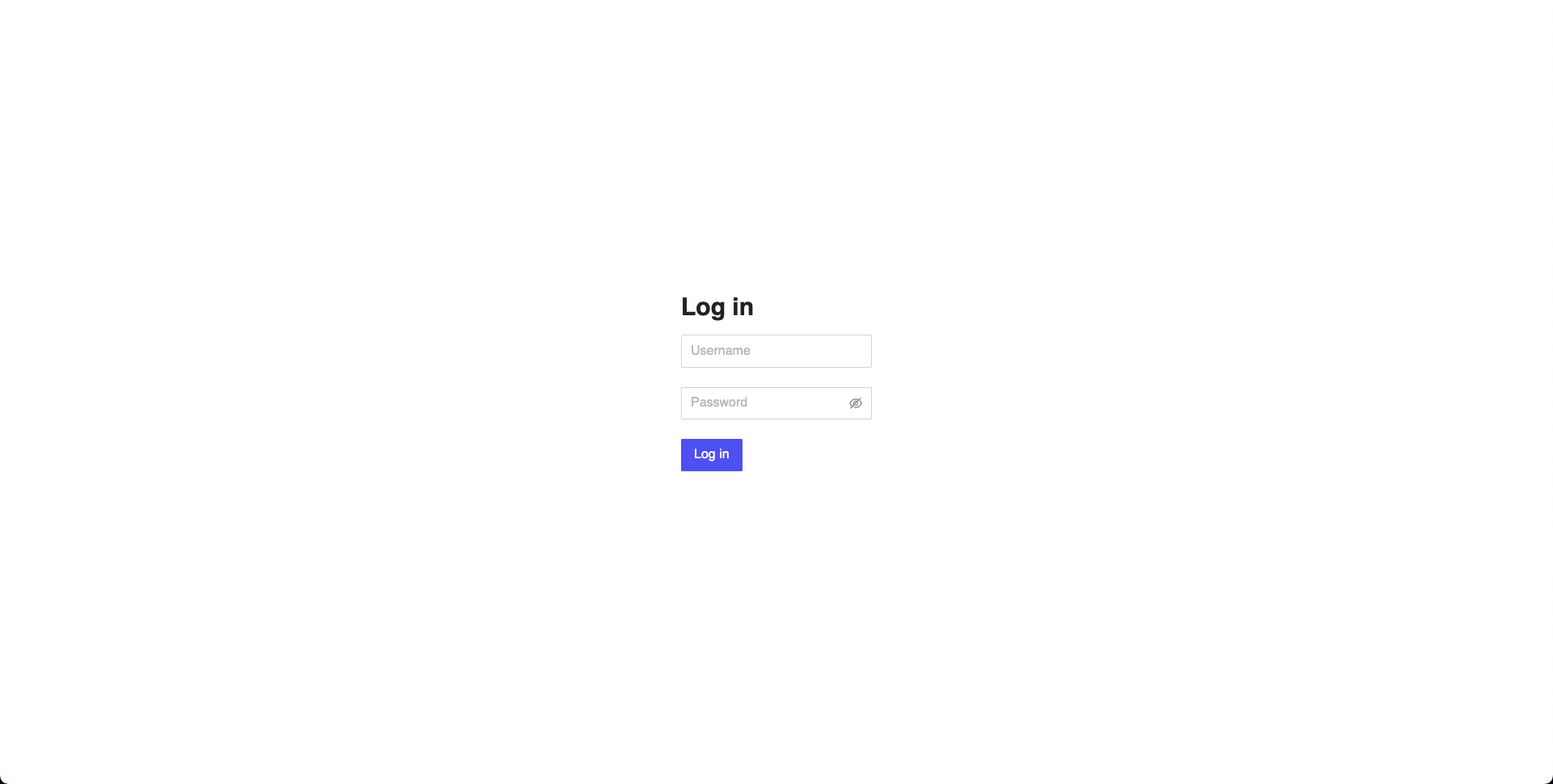 Login Page