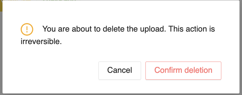 Consultant Delete Document Confirm