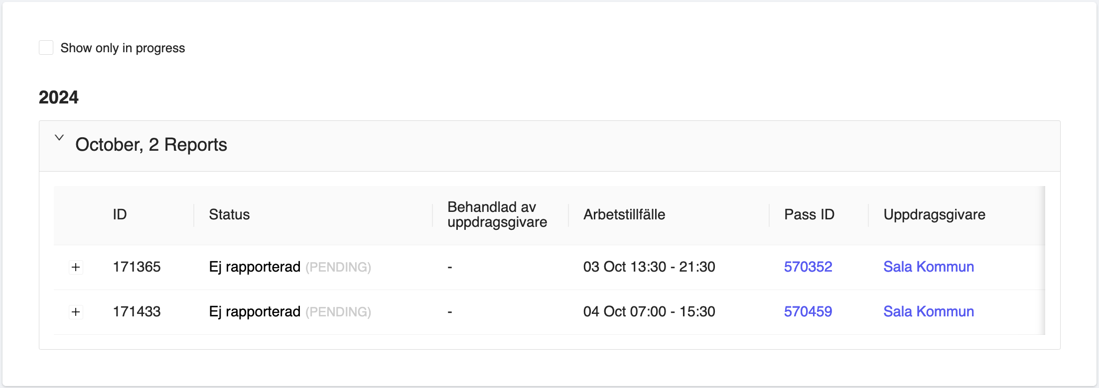 Consultant Time Report Not Reported