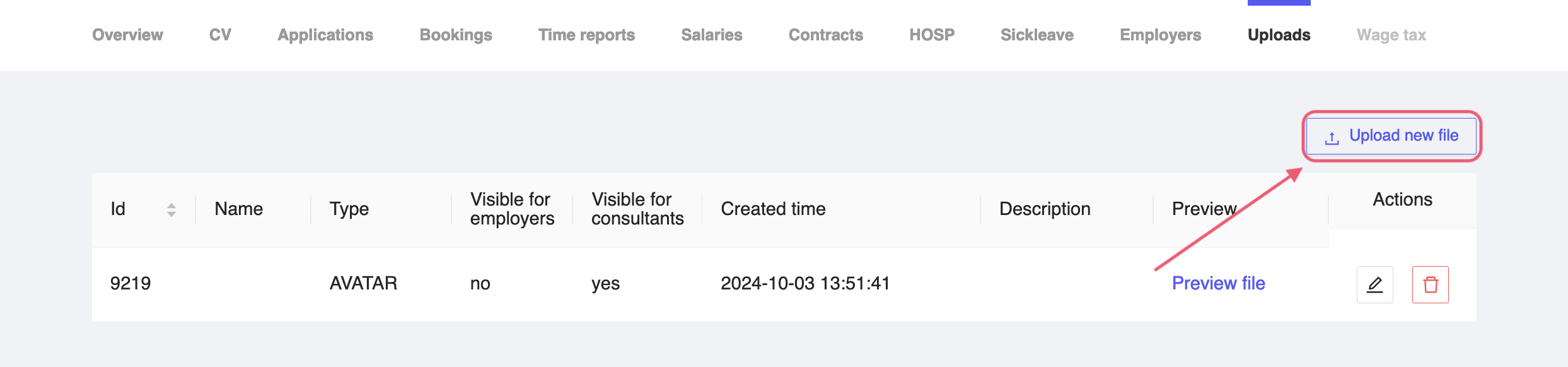 Consultant Uploads New