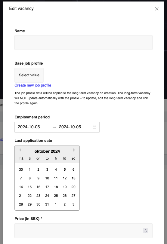 Employer Long Term Vacancies